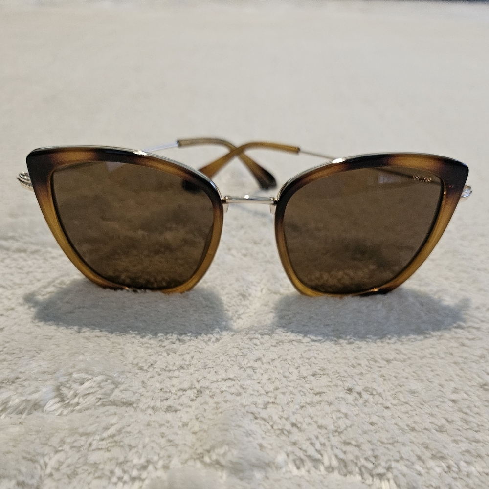 NEW Big Star Brown Sunglasses Retro Cat Eye Neutral Basic Feminine Summer - Picture 3 of 10